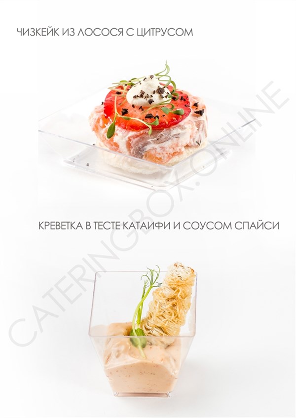 CATERING BOX  №19  |FINGER FOOD| РЫБА И МОРЕПРОДУКТЫ, 12 штук 019 - фото 5251