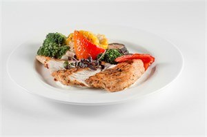 Филе индейки на гриле с картофельным пюре,  блюдо с гарниром 2135